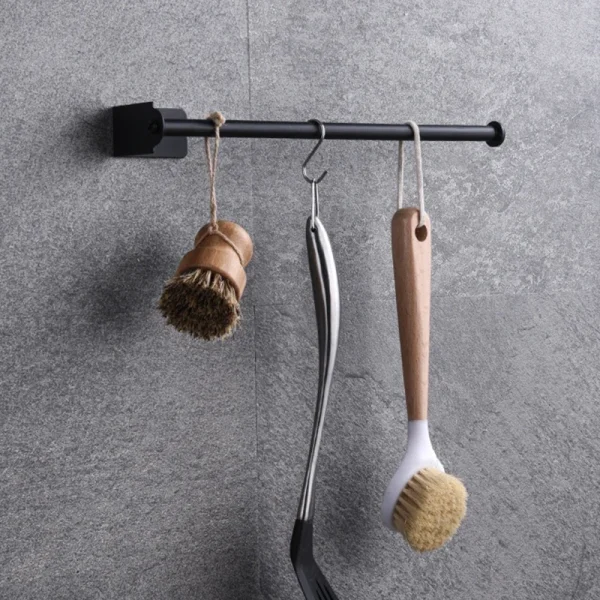 Self Adhesive Toilet Paper Holder Wall Mount No Punching Stainless Steel Tissue Towel Roll Dispenser for Bathroom Kitchen 5