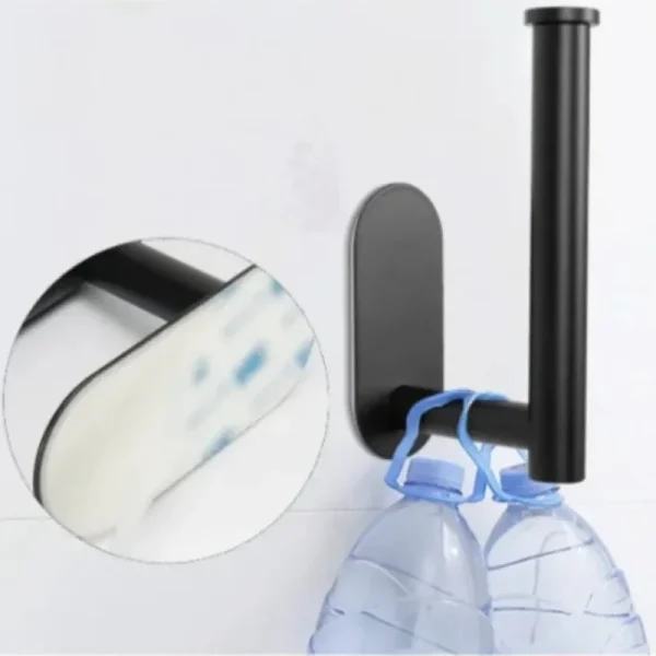Self Adhesive Toilet Paper Towel Holder Stainless Steel Wall Mount No Punching Tissue Towel Roll Dispenser for Bathroom Kitchen 3