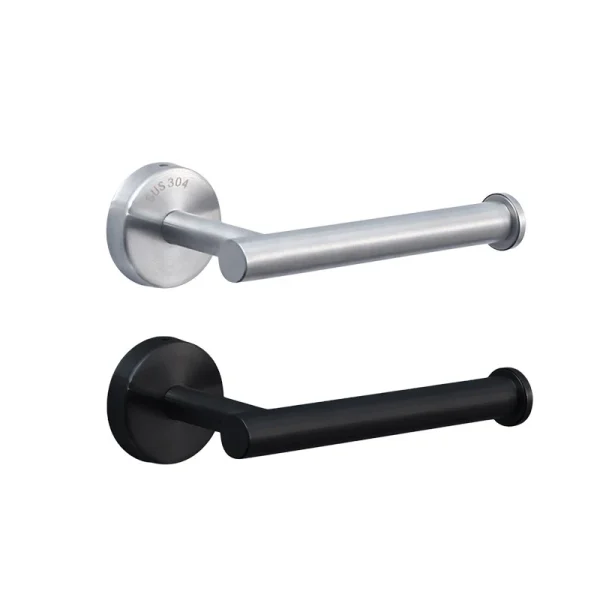 Stainless Toilet Roll Paper Towel Holder  Rack hanger wall mount drill Gold silver black Bathroom Tissue wc  Organizers 1
