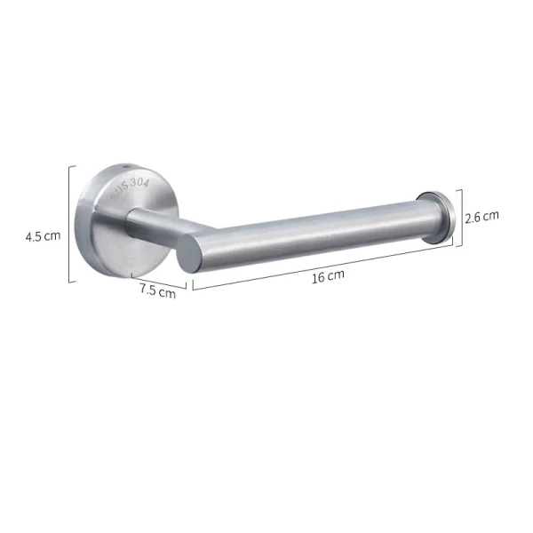 Stainless Toilet Roll Paper Towel Holder  Rack hanger wall mount drill Gold silver black Bathroom Tissue wc  Organizers 6