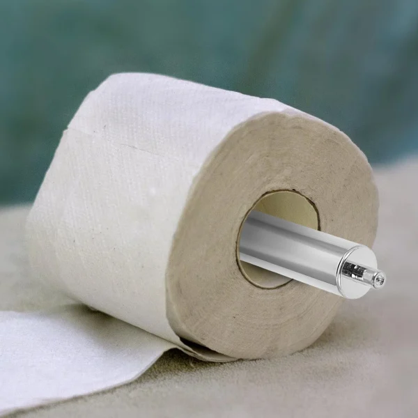 Plastic Retractable Paper Roller Paper Holder Accessory Toilet Paper Roll Rod Bathroom Fixture Tissue Dispenser 2