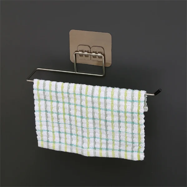 Toilet Paper Holder Bathroom Storage Paper Towel Holder Kitchen Wall Hook Toilet Paper Stand Home Organizer Toilet Accessories 5