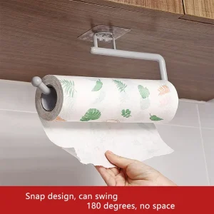 Adjustable Toilet Paper Holder Self-Adhesive Kitchen Toilet Roll Holder Wc Paper Towel Plastic Rack For Bathroom Tissue Storage 1