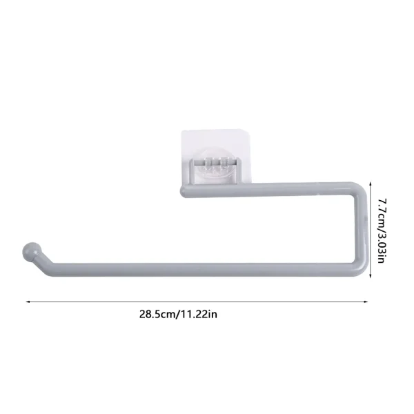 Adjustable Toilet Paper Holder Self-Adhesive Kitchen Toilet Roll Holder Wc Paper Towel Plastic Rack For Bathroom Tissue Storage 6