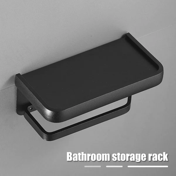 Stainless Steel Toilet Paper Holder Wall Mounted Self Adhesive Bathroom Tissue Roll Towel No Punching Kitchen Aluminum Rack 3