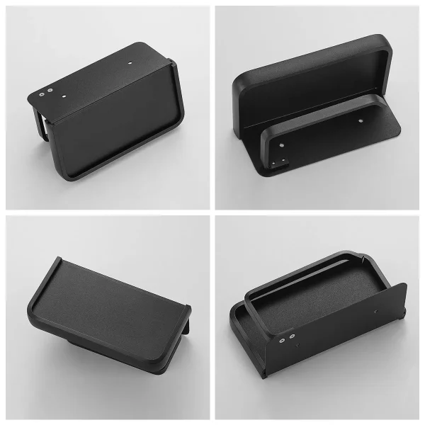 Stainless Steel Toilet Paper Holder Wall Mounted Self Adhesive Bathroom Tissue Roll Towel No Punching Kitchen Aluminum Rack 4