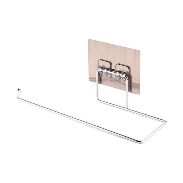 Kitchen Toilet Paper Holder Tissue Holder Hanging Bathroom Toilet Paper Holder Roll Paper Holder Towel Rack Storage Rack 2
