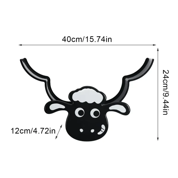 Wall Mounted Paper Storage & Organizer Sheep 7 Rolls Toilet Paper Stand Bathroom Decor Tissue Shelf Bathroom Decorative Hardware 6