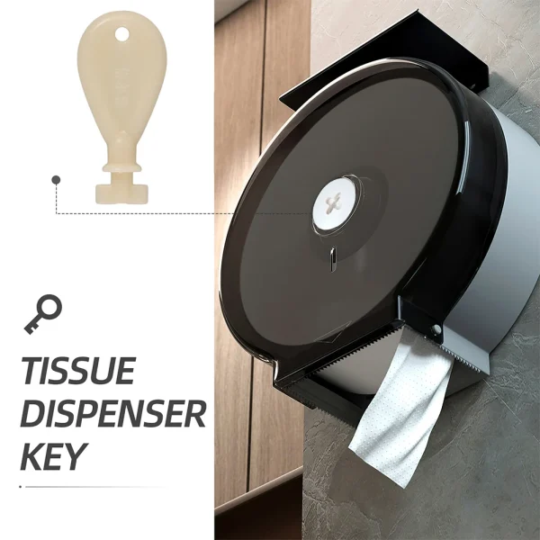 3Pcs Toilet Paper Dispenser Key Paper Towel Dispenser Key Replacement Roll Paper Dispenser Universal Towel Commercial Key 3