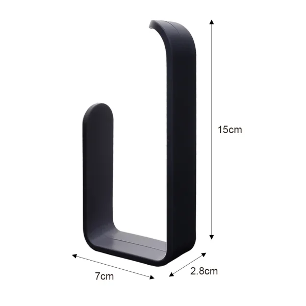 4/1PCS Bathroom Self-adhesive Toilet Paper Rack Wall Mounted Kitchen Towels Cling Film Hanger Without Punching Plastic Holder 6