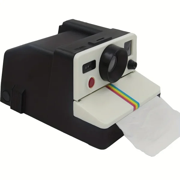 1Pcs Retro Film Camera Shape Creative Tissue Boxes Bathroom Toilet Roll Paper Holder Box Home Decoration 5