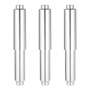 1/3pcs Toilet Paper Holder Roller Bathroom Paper Towel Plated ABS Retractable Spring Insert Replacement Lightweight 1