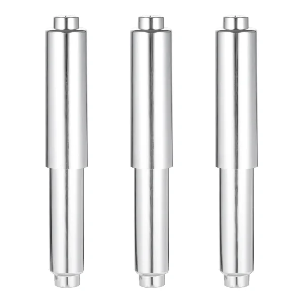 1/3pcs Toilet Paper Holder Roller Bathroom Paper Towel Plated ABS Retractable Spring Insert Replacement Lightweight 1