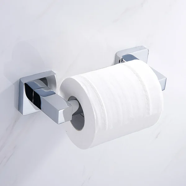 1/3pcs Toilet Paper Holder Roller Bathroom Paper Towel Plated ABS Retractable Spring Insert Replacement Lightweight 4