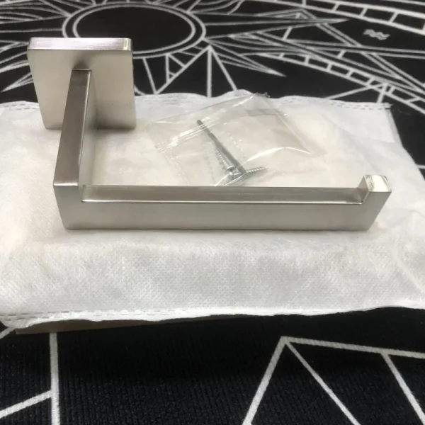 304 Stainless Steel Bathroom Accessories 1 Piece Matte Black Toilet Paper Holder Wall Mounted Tissue Roll Hanger Bathroom 5