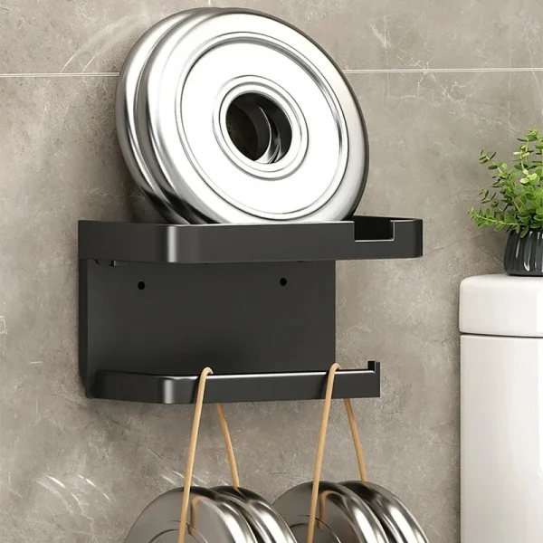 Bathroom Paper Holder Toilet Roll Holder Kitchen Towel Placement Of Seasoning Bottles Bathroom Wall Roll Of Paper Phone Storage 5