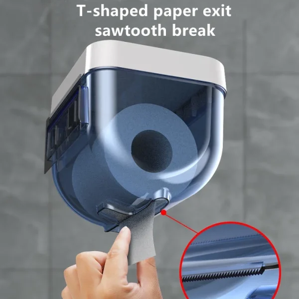 Wall Mount Toilet Napkin Holder Waterproof Mobile Phone Storage Shelf Toilet Napkin Storage Rack Tissue Bathroom Box 3 Colors 3