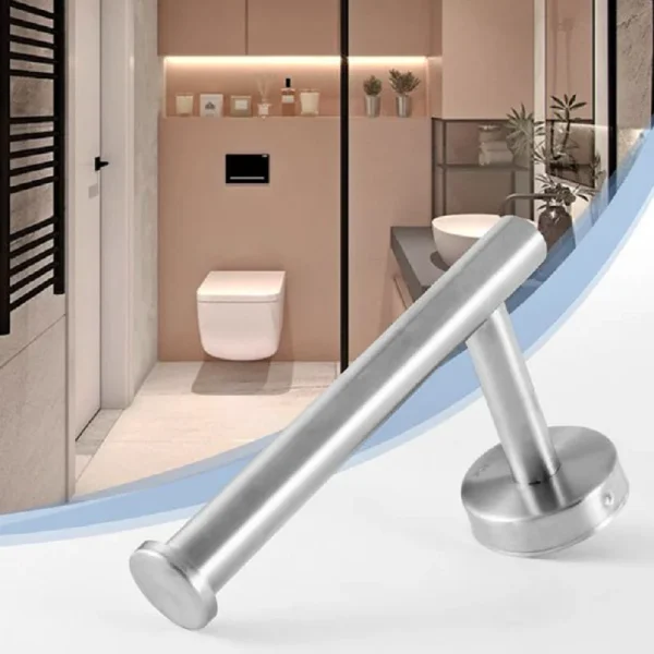 SUS 304 Stainless Steel Toilet Paper Holder,Round Tissue Holder,Paper Roll Dispenser 3