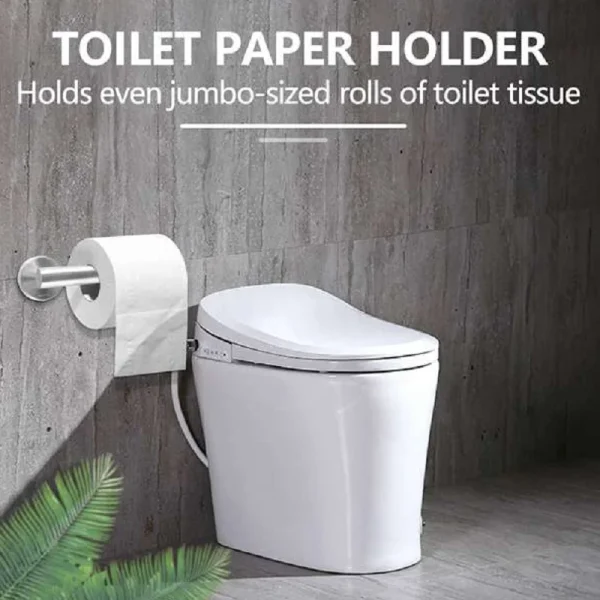 SUS 304 Stainless Steel Toilet Paper Holder,Round Tissue Holder,Paper Roll Dispenser 4