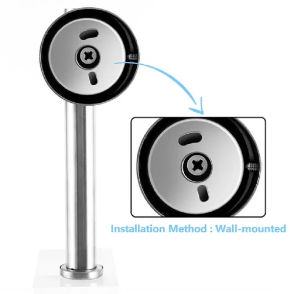 SUS 304 Stainless Steel Toilet Paper Holder,Round Tissue Holder,Paper Roll Dispenser 6