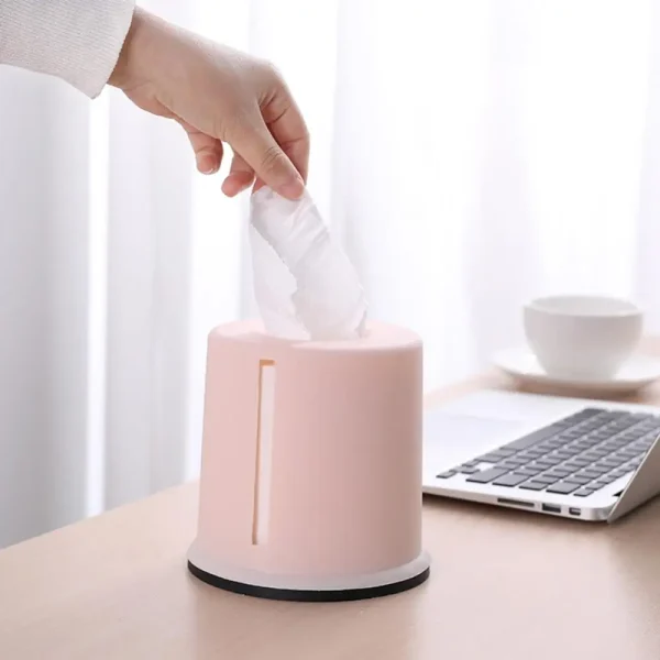 Plastic Roll Paper Holder Towel Tissue Box Storage Case Car Desktop Napkins Holder Organizer For Kitchen Bathroom Supplies 3