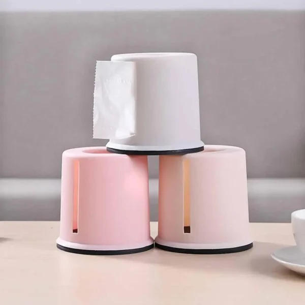 Plastic Roll Paper Holder Towel Tissue Box Storage Case Car Desktop Napkins Holder Organizer For Kitchen Bathroom Supplies 5