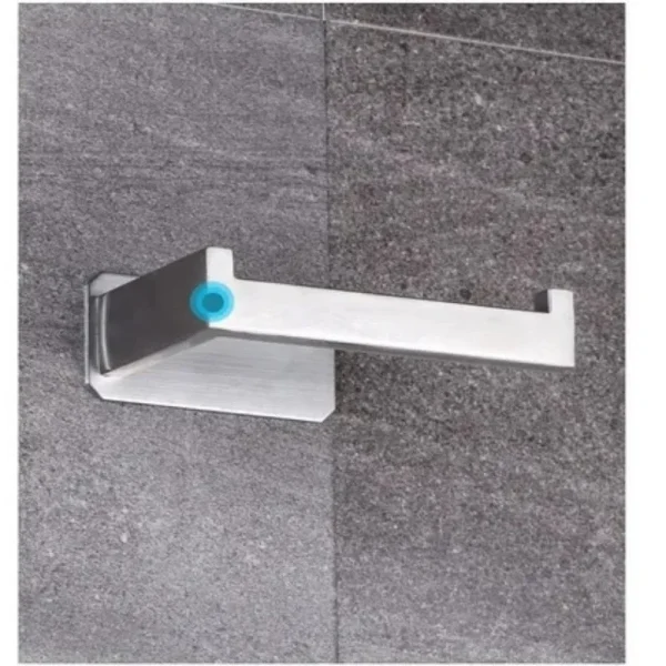 304 Stainless Steel Chrome Finished Toilet Roll Paper Holder Wall Mounted Quadrate Mirror Polished Bathroom Accessories 5