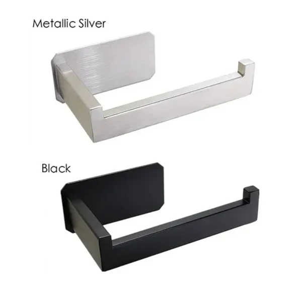 304 Stainless Steel Chrome Finished Toilet Roll Paper Holder Wall Mounted Quadrate Mirror Polished Bathroom Accessories 6