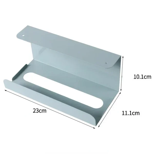 Tissue Box Under Cabinet Paper Towel Holder Multi-functional Iron Strong load-bearing Paper Towel Rack Desk Kitchen Accessories 6