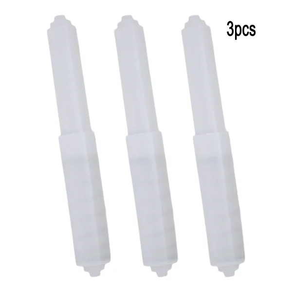 1/3PCS Replacement Toilet Roll Paper Shaft White Plastic Toilet Roll Holder Roller Spindle Insert Spring For Bathroom Accessory 5