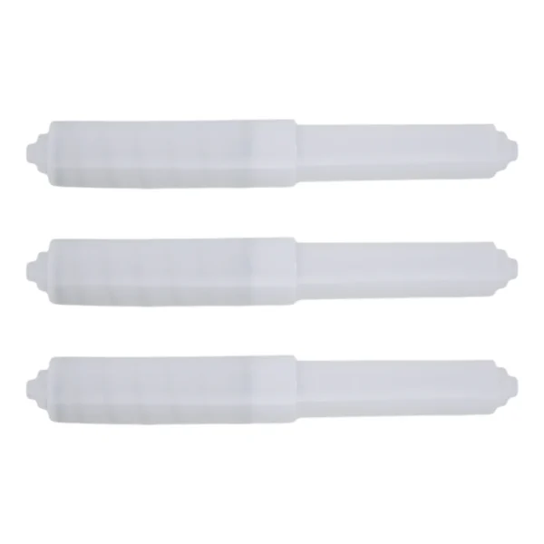 1/3PCS Replacement Toilet Roll Paper Shaft White Plastic Toilet Roll Holder Roller Spindle Insert Spring For Bathroom Accessory 6