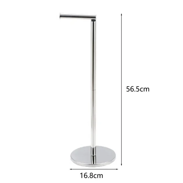 Toilet Paper Holder Lightweight Toilet Roll Paper Storage Rack Thick Base Stainless Steel Tissue Holder Home Accessories 1