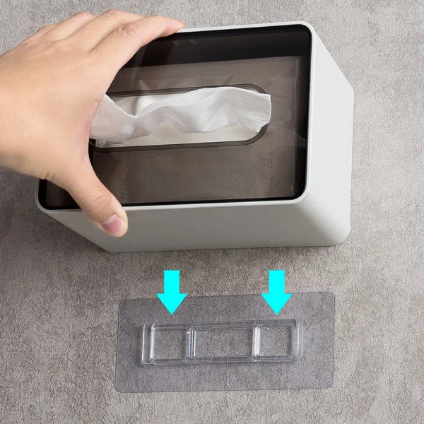 1Pcs Toilet Paper Storage Holder Multipurpose Wall Mounted Rack Waterproof Toilet Roll Dispenser Box Bathroom Accessories 2