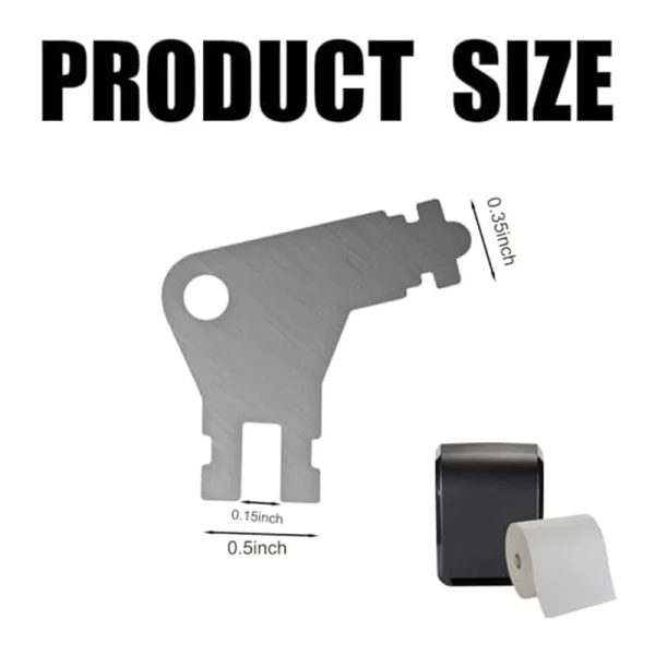 Promotion! Tissue Dispenser Keys, Toilet Paper Dispenser Keys Compatible For Pacific Tissue And Toilet Paper Dispensers 5