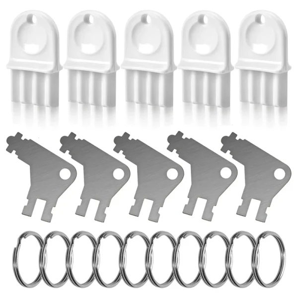 Promotion! Tissue Dispenser Keys, Toilet Paper Dispenser Keys Compatible For Pacific Tissue And Toilet Paper Dispensers 6