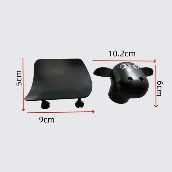 1/3/5PCS Sheep Toilet Roll Holder Funny Toilet Paper Holder Free Standing Bathroom Set Black Sheep Roll Rack Cute Bathroom Decor 6