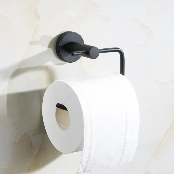 SARIHOSY Stainless Steel Toilet Paper Holder Bathroom Accessories Paper Roll Shelf Towel Rack 1