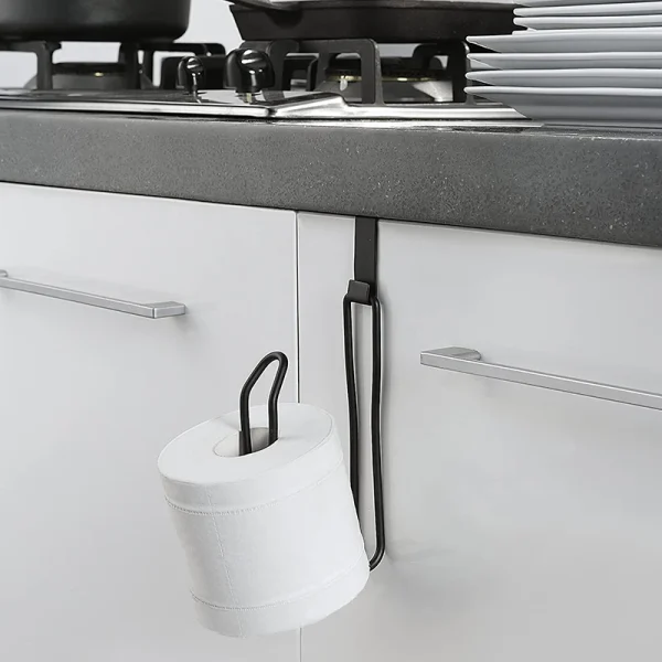 1/2Pcs Toilet Roll Paper Holder Organizer Wall Mount Storage Stand Kitchen Bathroom Towel Dispenser Multi Purpose Household Rack 6