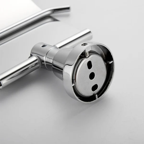 Zinc Alloy Stainless Steel Toilet Paper Holder Wall Mount Punching Bathroom Kitchen Tissue Roll Dispenser 2