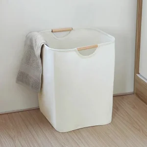 1pc Collapsible Laundry Basket with Handle Large Capacity Household Bathroom Dirty Clothes Storage Basket Clothes Organizer 1