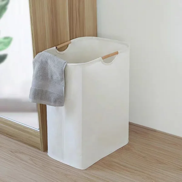 1pc Collapsible Laundry Basket with Handle Large Capacity Household Bathroom Dirty Clothes Storage Basket Clothes Organizer 3