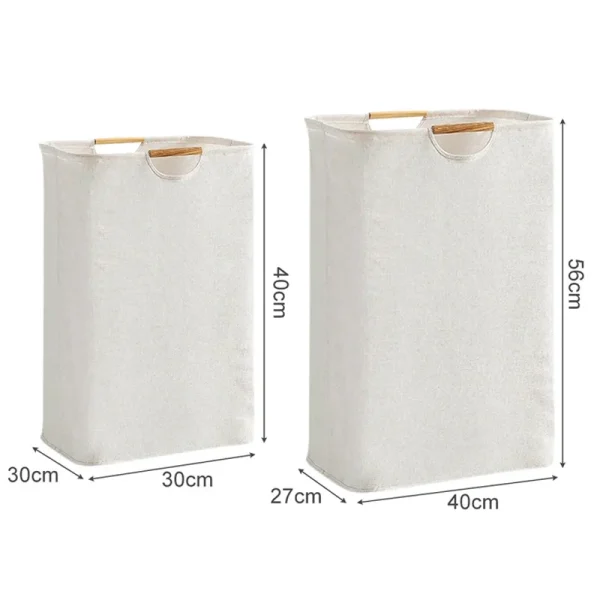 1pc Collapsible Laundry Basket with Handle Large Capacity Household Bathroom Dirty Clothes Storage Basket Clothes Organizer 6