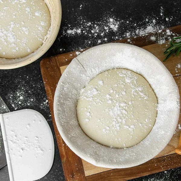 Round or Oval Banneton With Liner Bread Proofing Basket Natural Rattan Basket Baking Utensils Bread Baskets Fermentation Tools 3