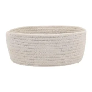 Dog Toy Basket Cotton Rope Dog Toy Bin Toy Storage Basket Toy Basket Woven Basket With Handles For Living Room Bedroom 1