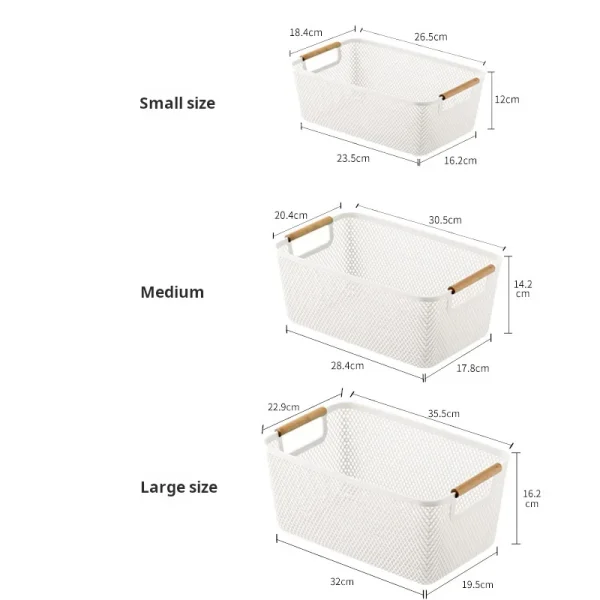 Multi Functional Hollow Storage Basket, Miscellaneous Plastic Storage Basket, Bathroom Headboard, Desktop, Kitchen, Outdoor Frui 6