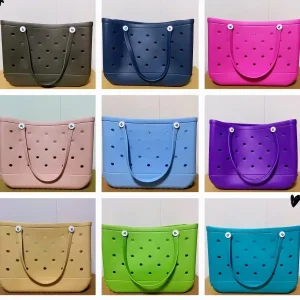 Beach Bag Storage Bag Outdoor Basket Pet Bag Clothes Handbag Printed EVA Portable Swimming Sports Swimsuit Water Filter Bag 1