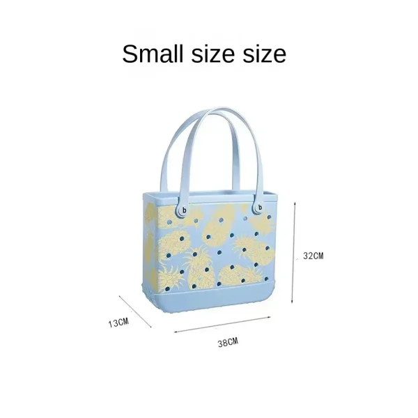 Beach Bag Storage Bag Outdoor Basket Pet Bag Clothes Handbag Printed EVA Portable Swimming Sports Swimsuit Water Filter Bag 2