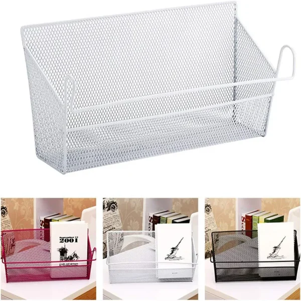 Hanging Basket Bed Bedside Organizer Storage Wall Dorm Bunk Cabinet Door The Over Loft Room Pocket Rack Magazine Dormitory Rail. 5