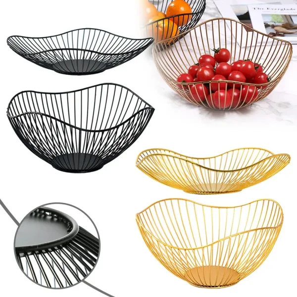 Fruit Plate Modern Simple Living Room Household Snack Style Table Multifunctional Fruit Fruit European Coffee Basket Basket NEW 2