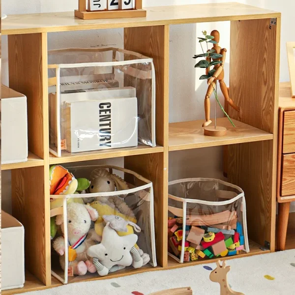 Transparent Children's Toy Storage Basket Large Size Toy Storage Bag Large Capacity Household Multifunctional Storage Basket 2